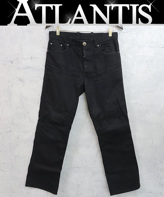 CHROME HEARTS ブラック デニム CHROME HEARTS クロムハーツ（原本無） フレアニー ホースシュー