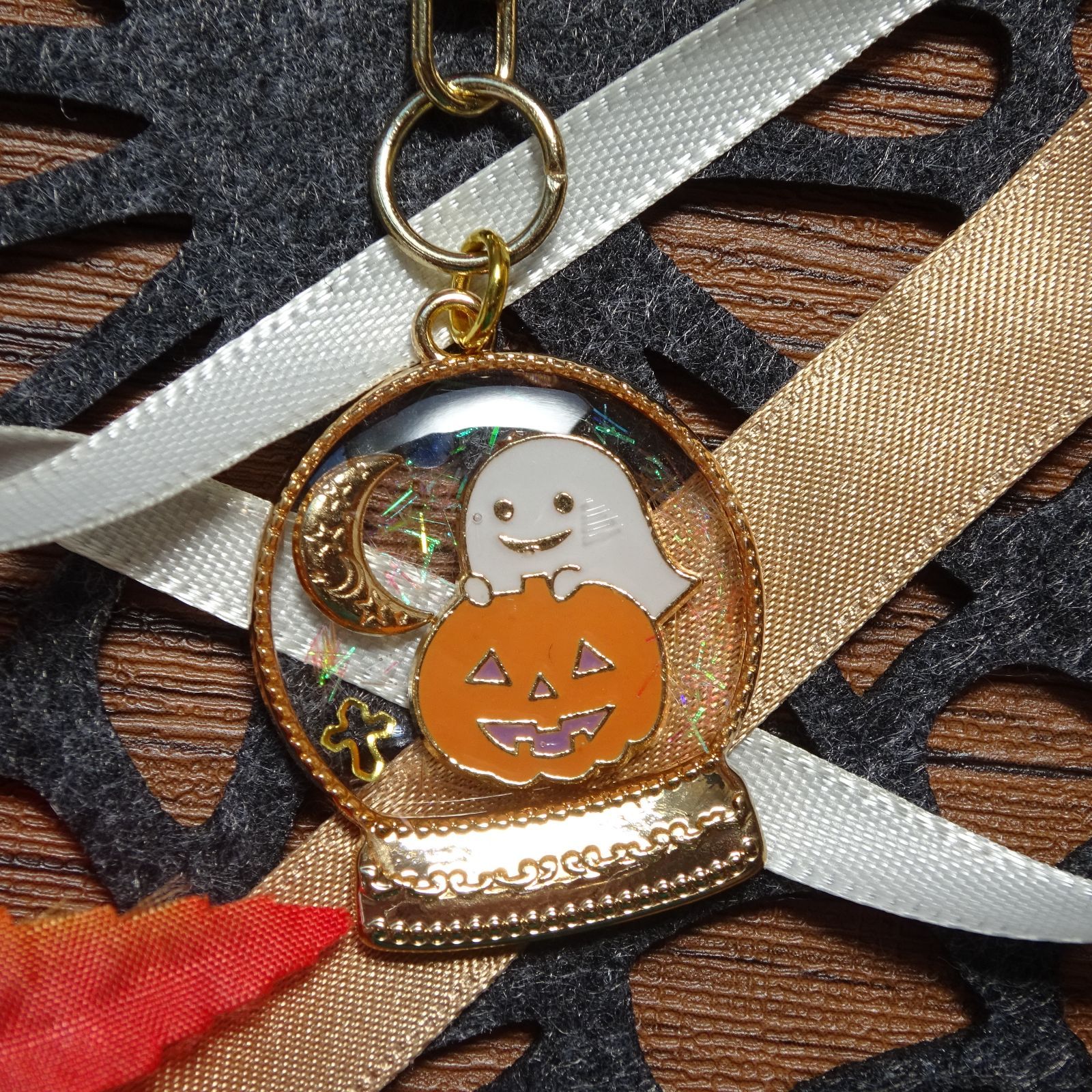 ハロウィーン＆スノードームキーホルダー④[レジン/一点もの