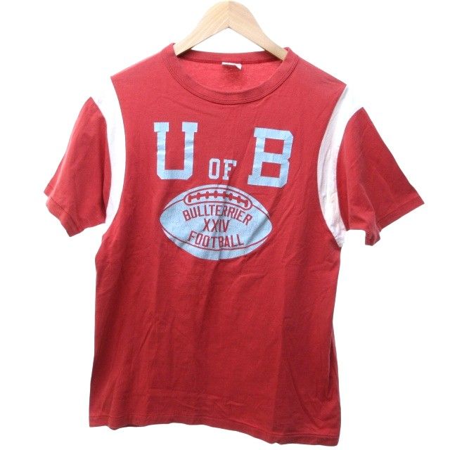 チャンピオン フットボールTシャツ 復刻 Champion 赤 ナンバリング ◯Champion チャンピオン 復刻 ナンバリング フットボール T