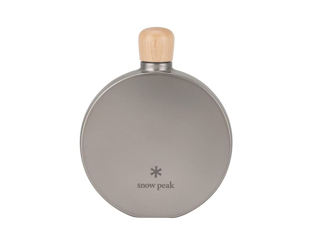 廃盤】snow peak チタン製スキットルM T-012 83g！snow peak 廃盤品