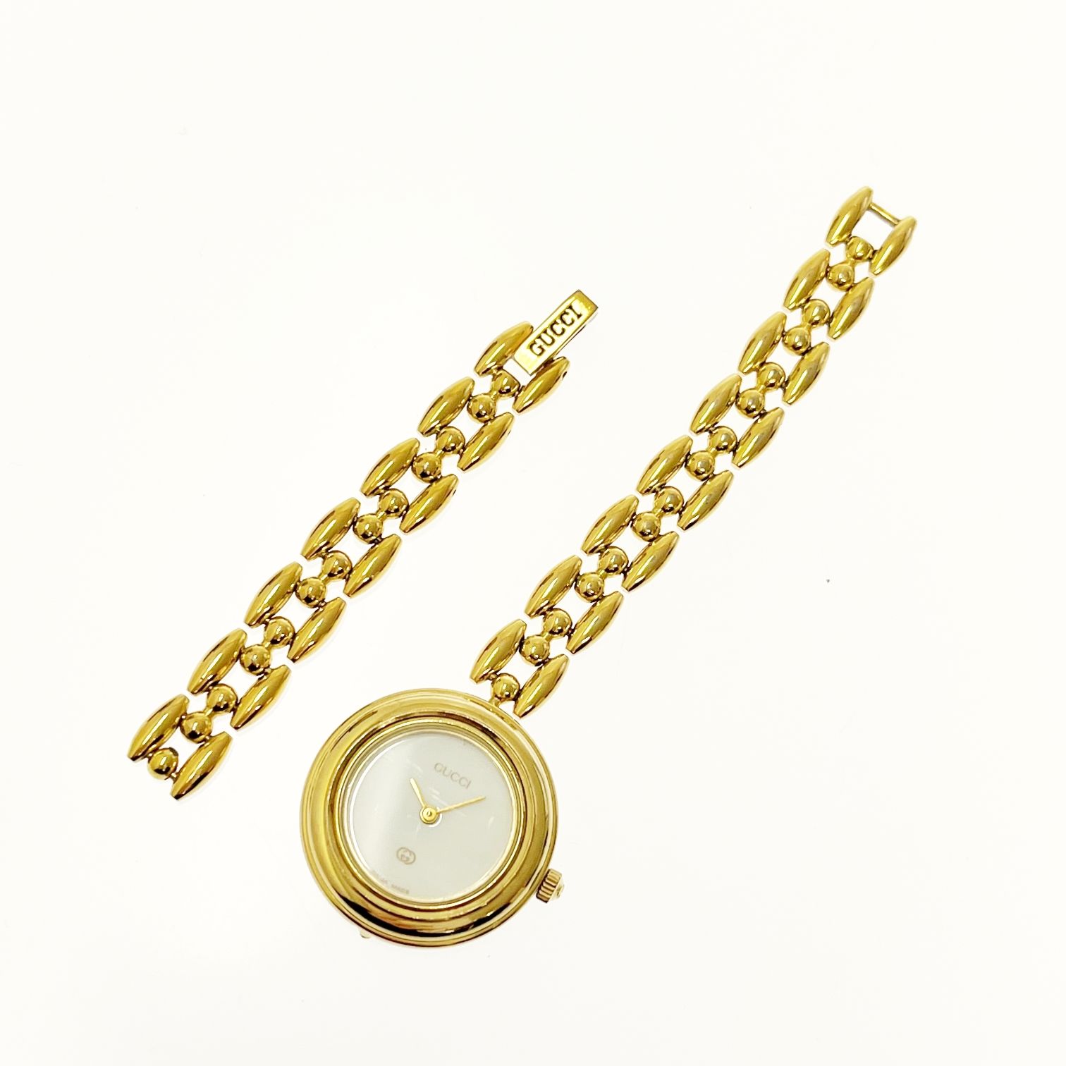 中古】【訳あり品・箱付き】 GUCCI グッチ 11/12 チェンジベゼル