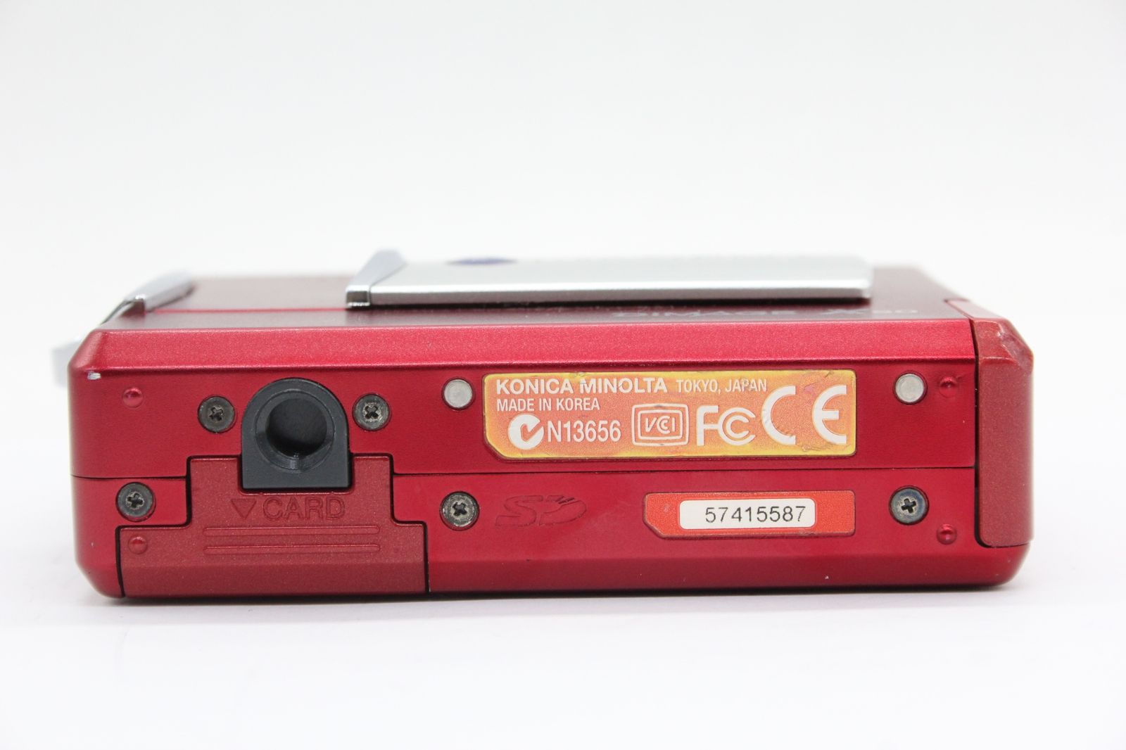 返品保証】 コニカミノルタ Konica Minolta DiMAGE X50 レッド