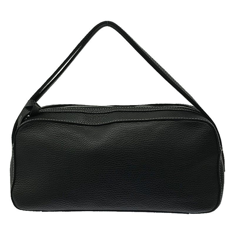 【美品】  A VACATION / アヴァケーション | TRAPEZE LEATHER ハンドバッグ | ブラック | レディース