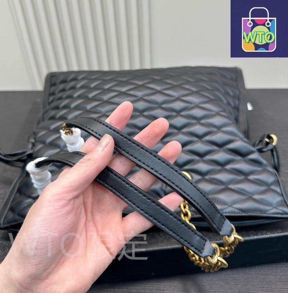 【美品】サンローラン トートバッグ ブラック SAINT LAURENT サンローラン 2WAY トートバッグ レザー