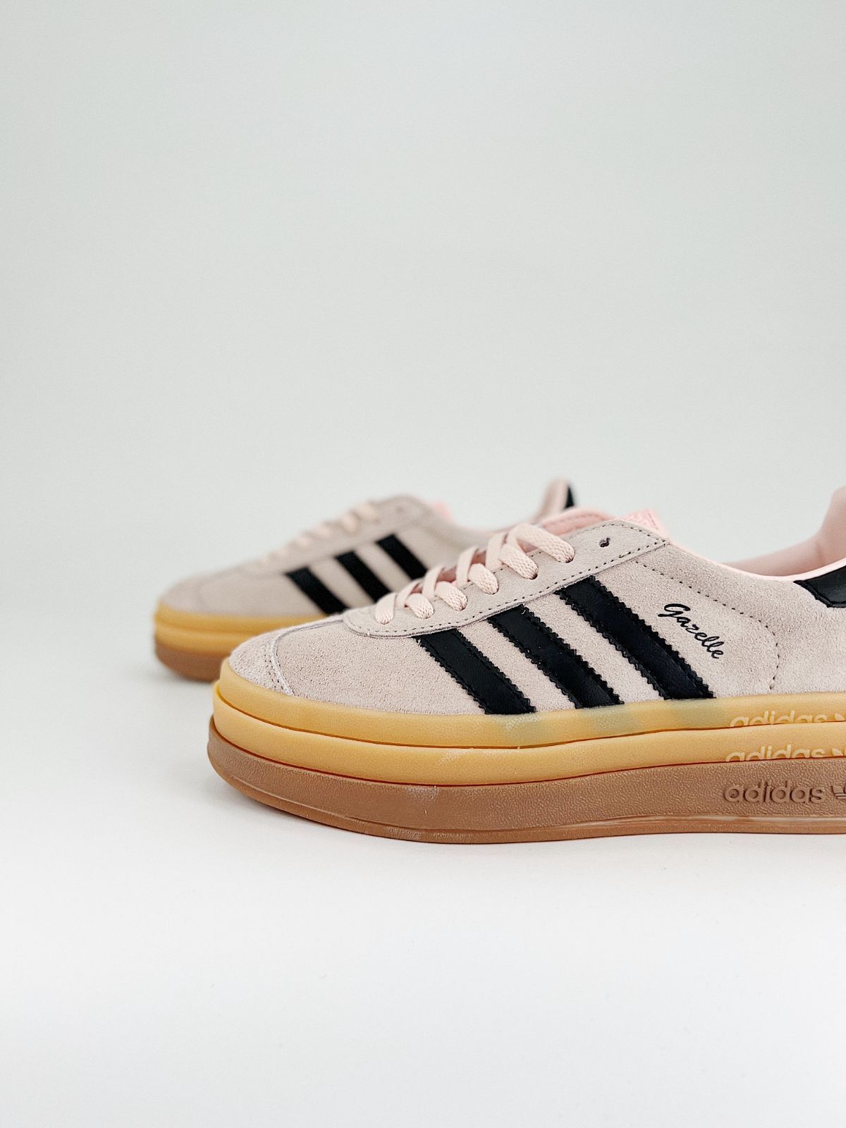 新品 adidas GAZELLE アディダス ガゼルボールド ピンク