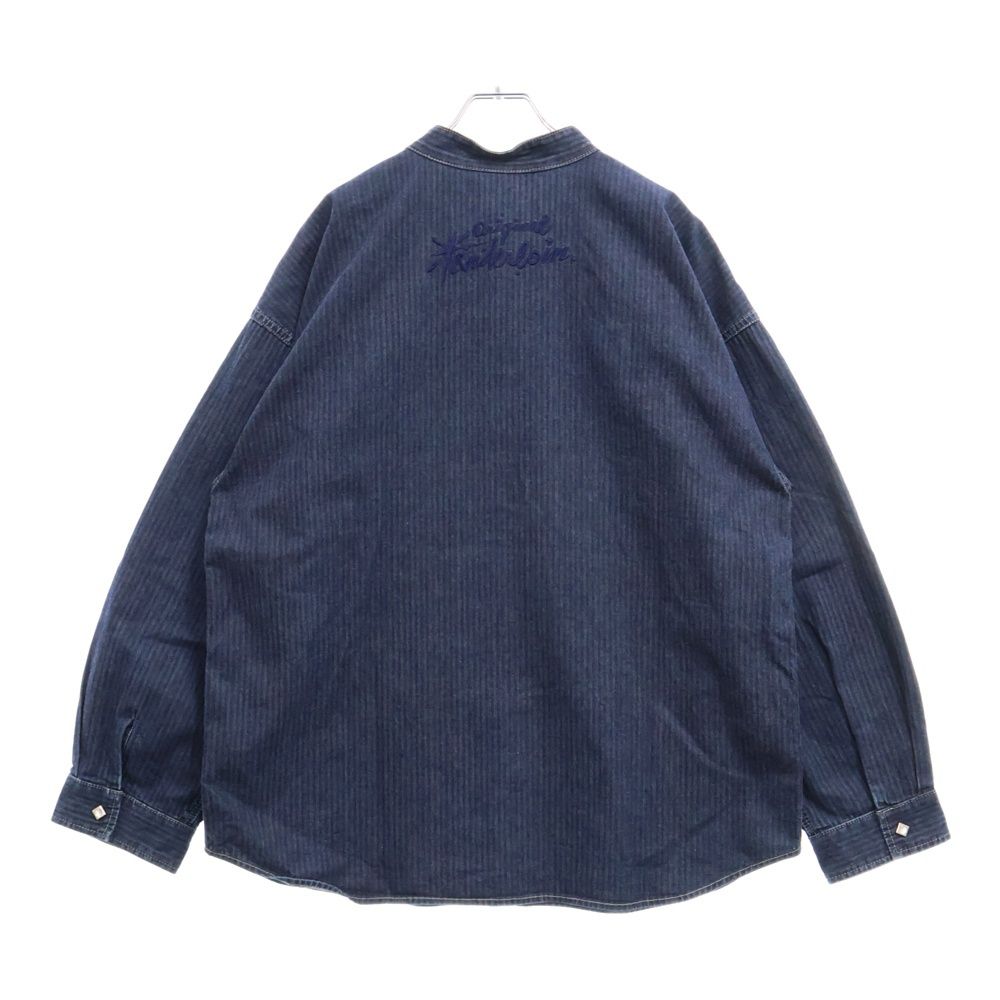 22SS Sサイズ テンダーロイン スナップボタン スタンド デニム シャツ