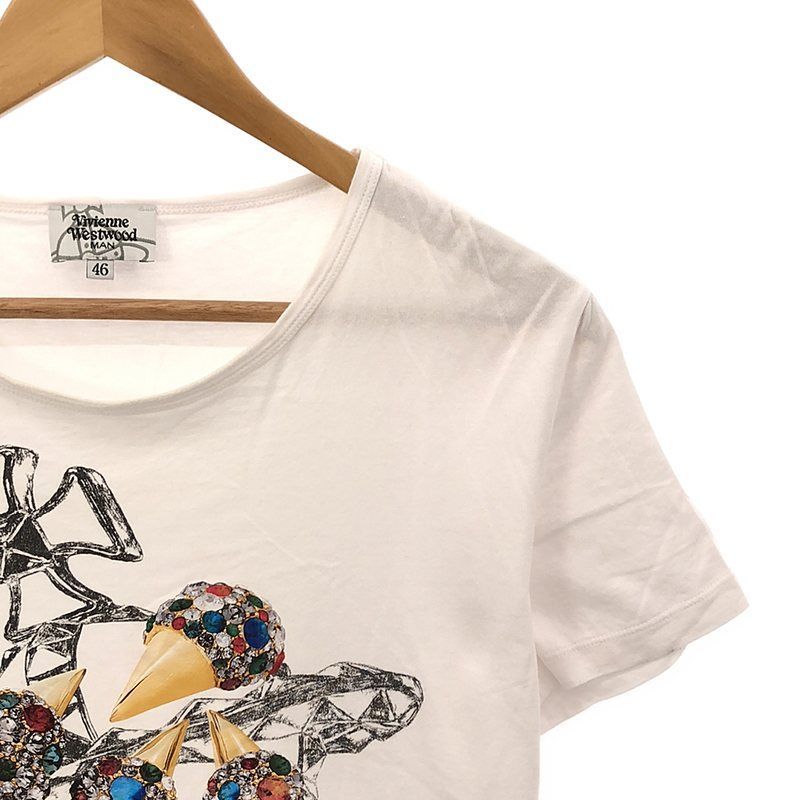 vivienne westwood MAN らくがき Tシャツ ヴィヴィアンウエストウッドマン ロゴプリント Tシャツ ホワイト
