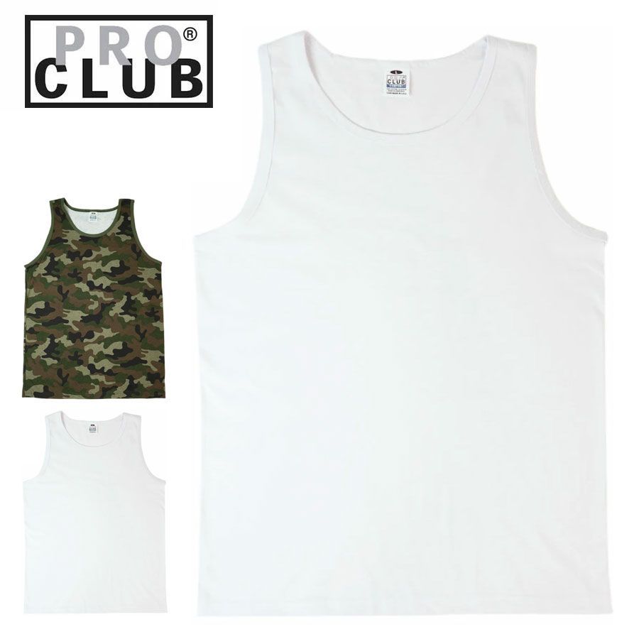 新品 メンズ タンクトップ 132 プロクラブ PRO CLUB COMFOR TANK TOP