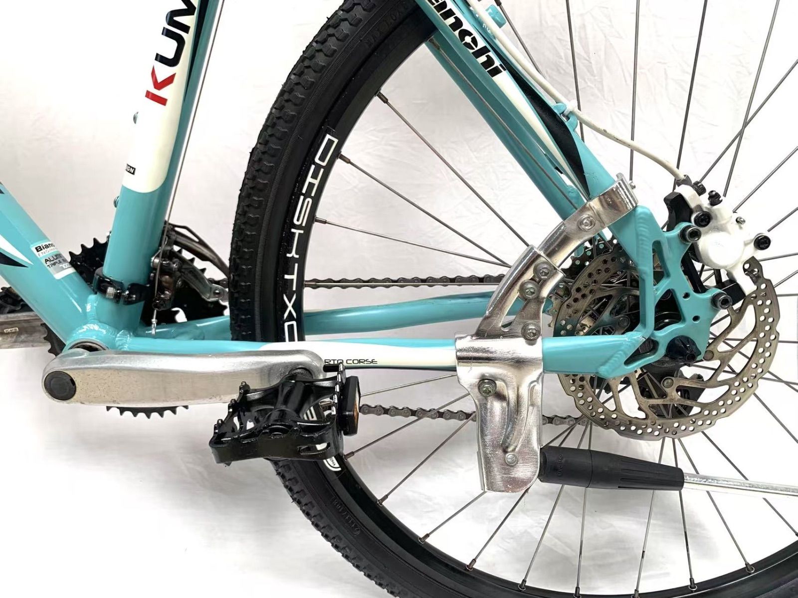 整備済 ビアンキ Bianchi KUMA 26インチ ディスクブレーキ MTB 送料無料 ビアンキ Bianchi オイルブレーキ ディスク MTB KUMA
