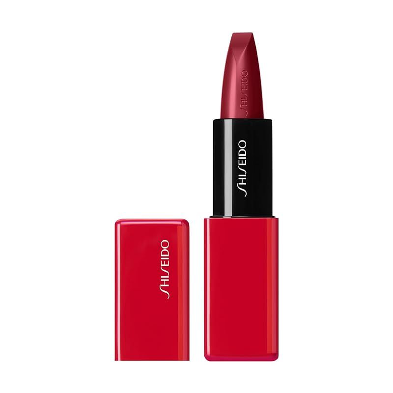 SHISEIDO メーキャップ テクノサテン ジェル リップスティック 411 Scarlet Cluster 3.3g | 口紅 ・ リップグロス | スティックタイプ | 高発色 保湿 | 資生堂 0