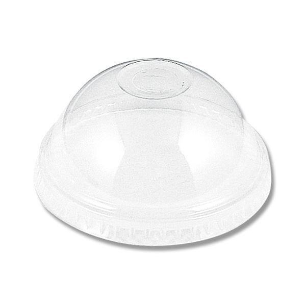 シモジマHEIKO プラスチックカップ ドーム蓋 口径95mm C穴付 0045309421セット 1000個 100個×10パック