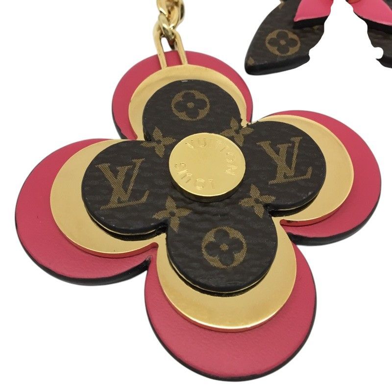 LOUIS VUITTON ルイヴィトン キーホルダー ブルーミングフラワー M63084 バッグチャーム モノグラム 品 -AB 質屋 かんてい局那覇店 n3102350927300129
