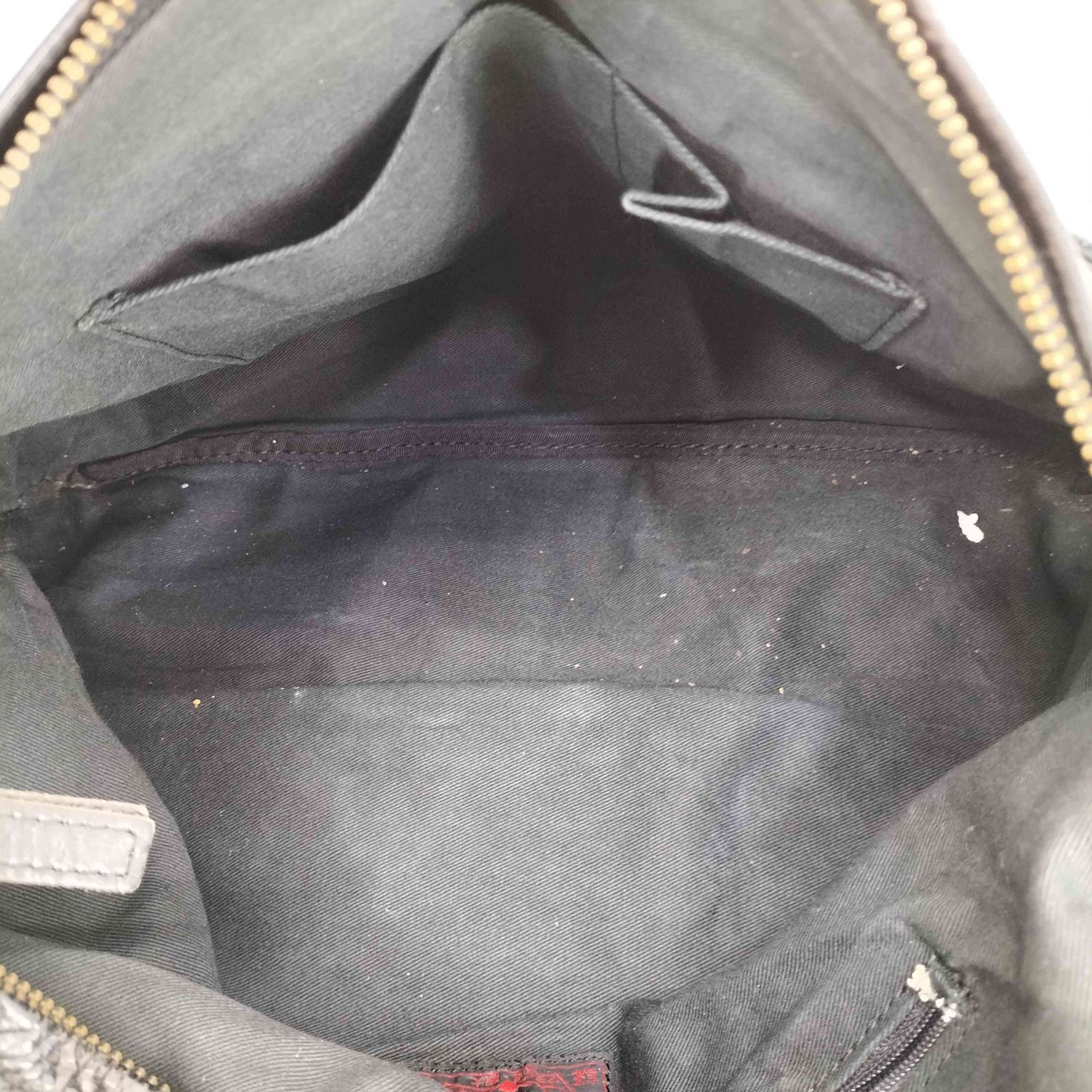 エヴィス EVISU デニムポケット レザーショルダーバッグ メンズ 表記無 