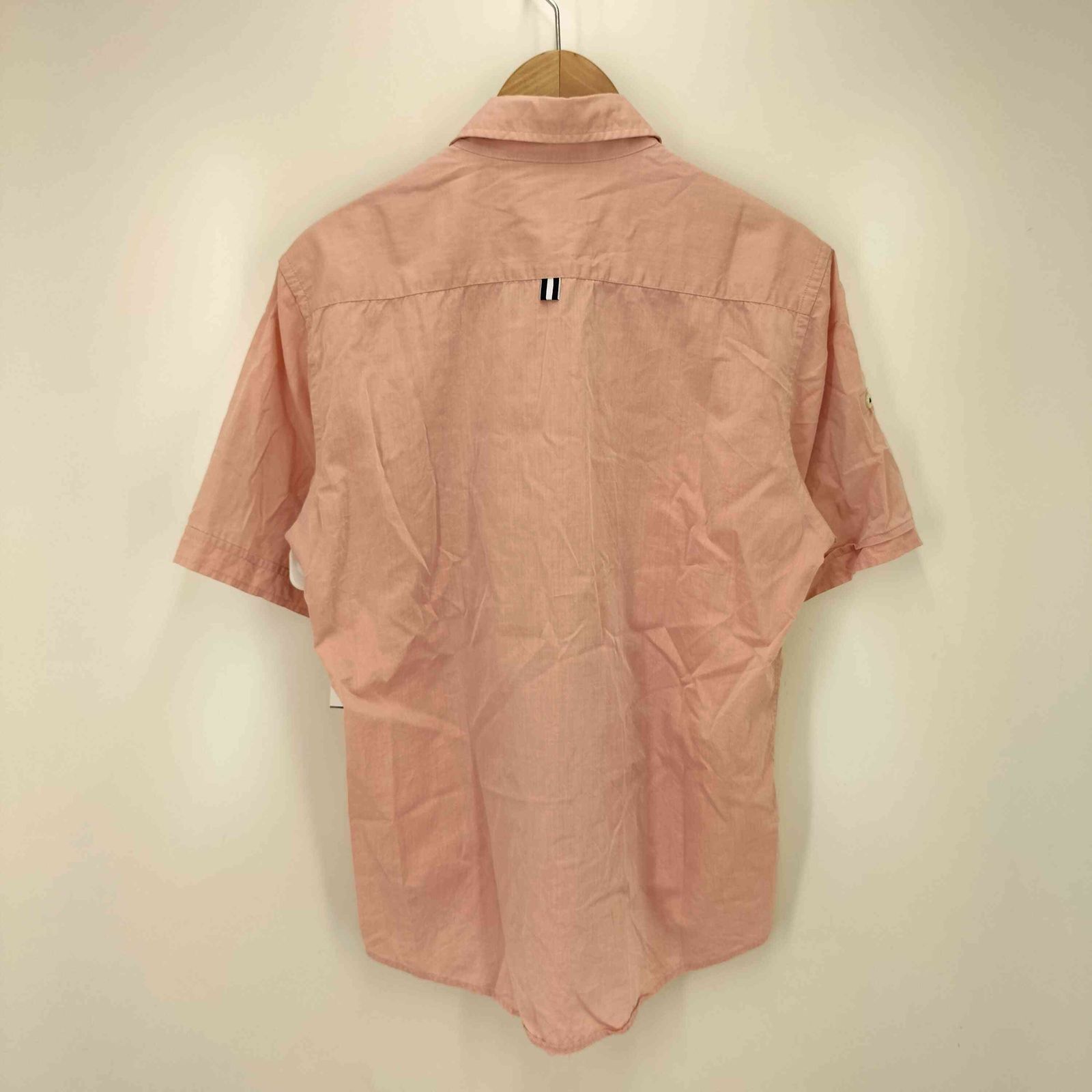 バーバリーブラックレーベル 半袖シャツ 総柄 ベージュ系 3 バーバリーブラックレーベル 半袖シャツ 総柄 ベージュ系 3