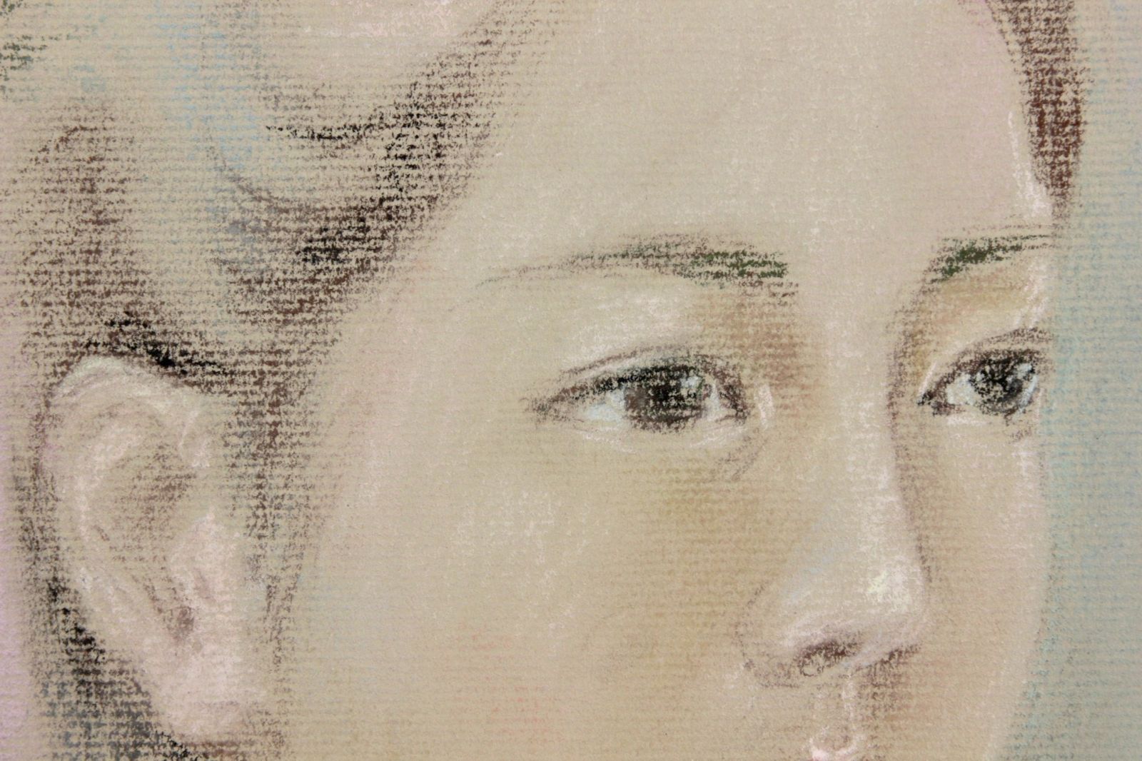 正規店仕入れの 」 座す 「 河野通紀 肉筆 美人画 人物画