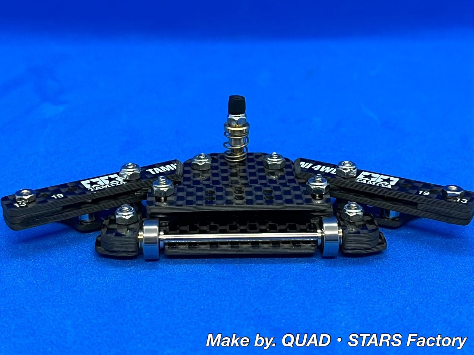 【ミニ四駆・MS用】2軸ATピボットバンパー＋1軸リヤアンカー　2022カーボン ミニ四駆・MSシャーシ用】2軸ATピボットバンパー＋1軸リヤ