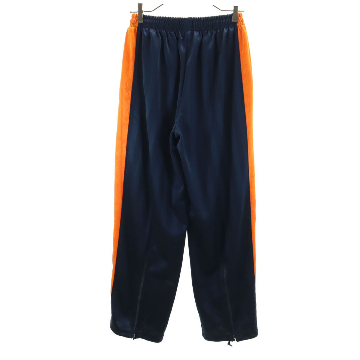PUMA〈ワイドジャージートラックパンツ 00s ストライプ ネイビー L〉 PUMA〈ワイドジャージートラックパンツ 00s ストライプ ネイビー