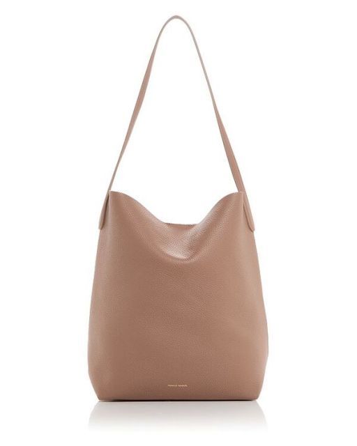 【送料無料】 マンサーガブリエル レディース トートバッグ バッグ Everyday Cabas Leather Tote Biscotto