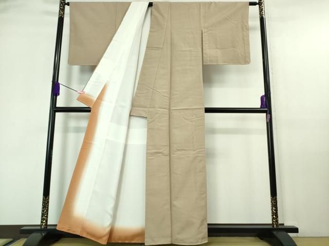 平和屋着物□極上 結城紬 色無地 枯色 逸品 DZAA6926kh5 - メルカリ