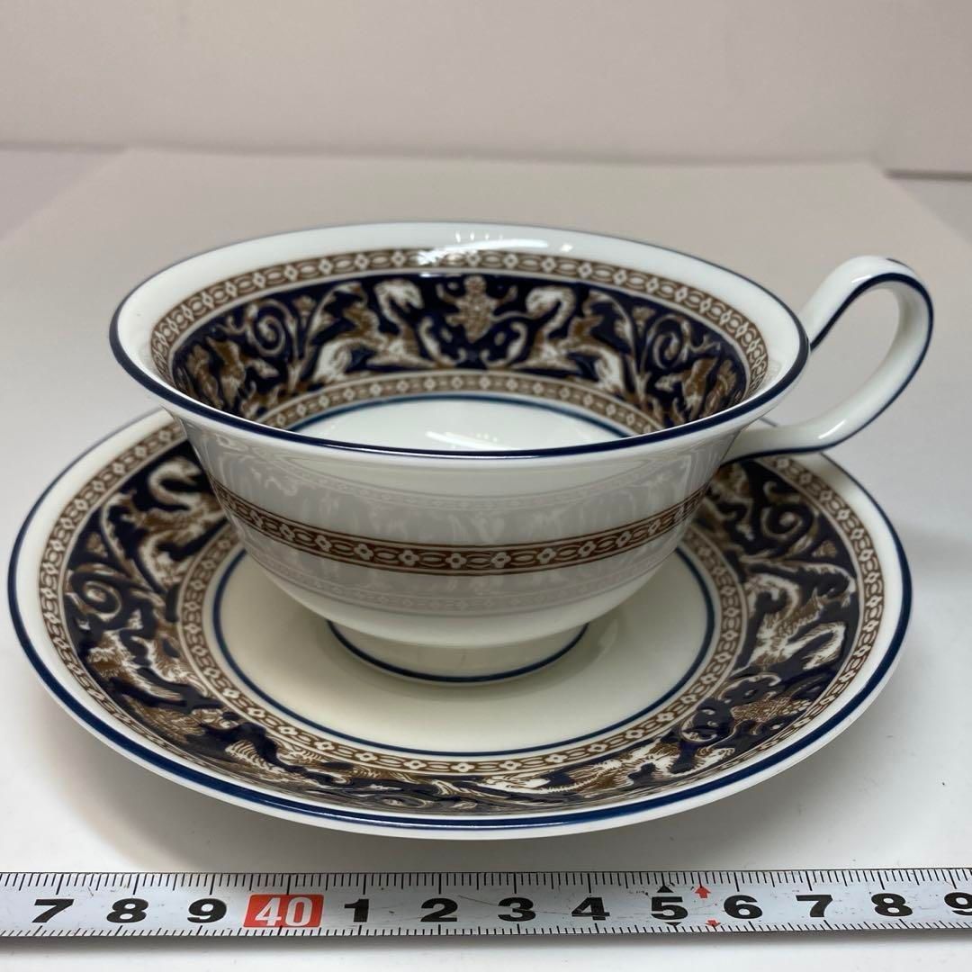 ウェッジウッド フロレンティーンコバルト 東さ6-0525 1F