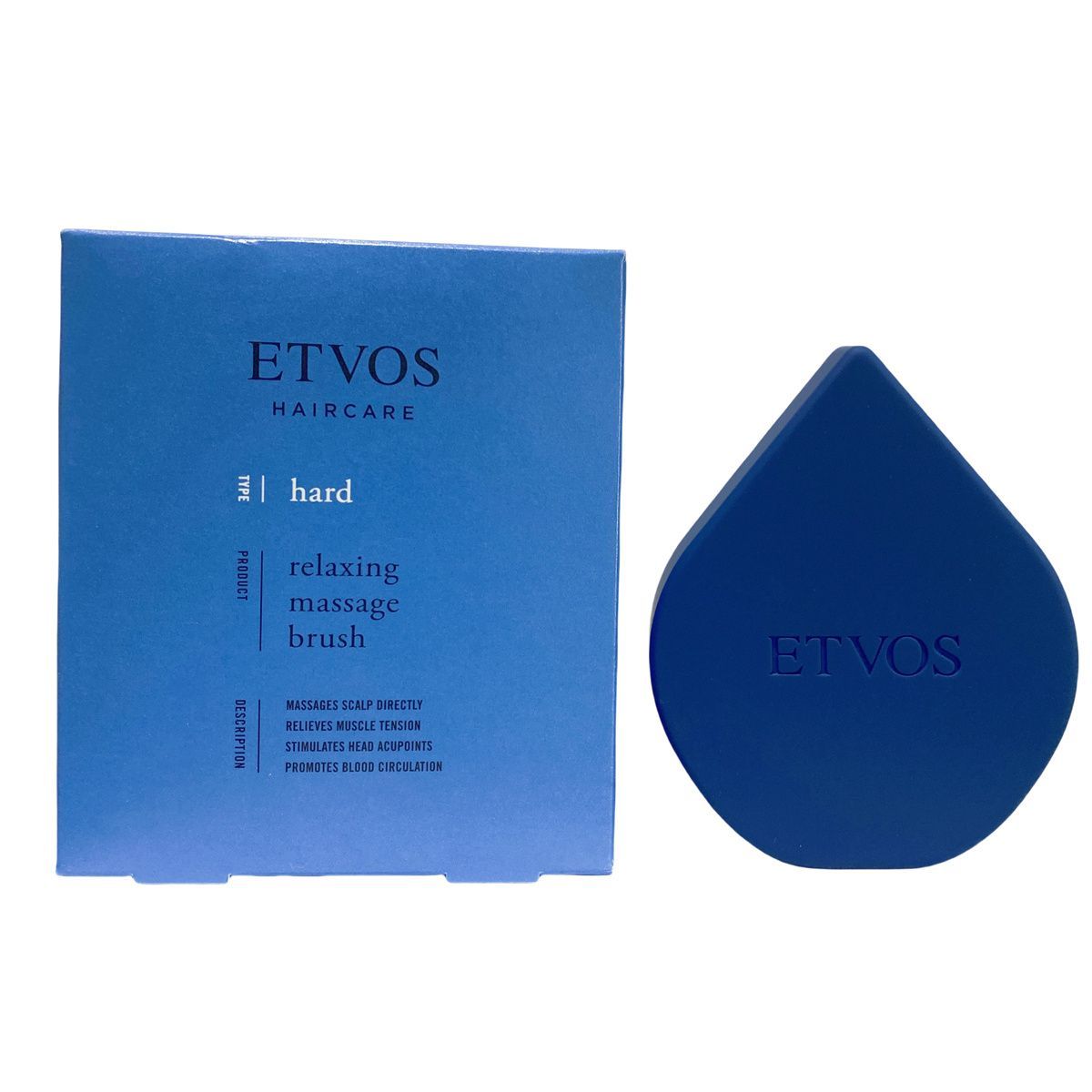 エトヴォス リラクシング マッサージブラシ インディゴブルー ハード セット ETVOS ヘアケアグッズ スカルプブラシ 頭皮ケア マッサージ 頭皮ブラシ