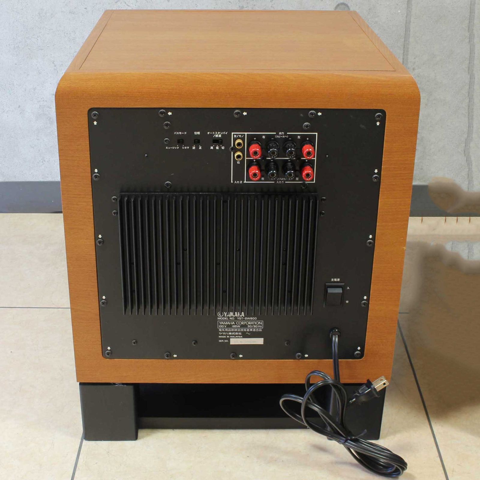 ☆送料無料 良品 YAMAHA ヤマハ サブウーファー NS-SW210 MB ブラウン