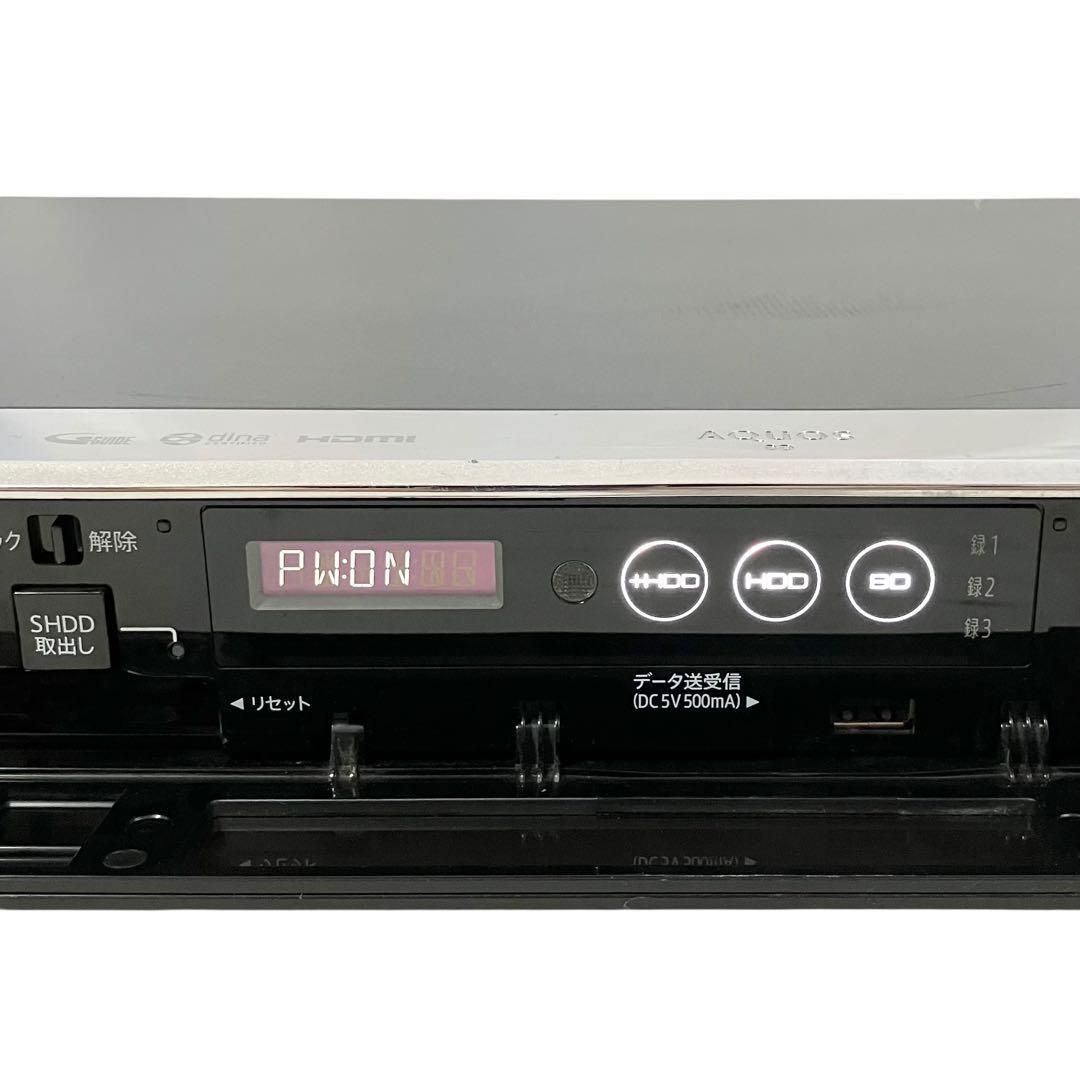良品】SHARP ブルーレイレコーダー AQUOS BD-T2600 ブラック