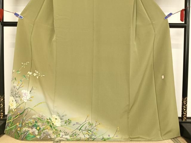 草花文 暈し染め