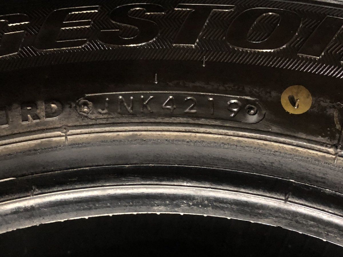 BS BRIDGESTONE BLIZZAK VL1 165R13LT 6PR 13インチ スタッドレス 4本 19年製 バリ溝 サクシード プロボックス等　(KTE043)