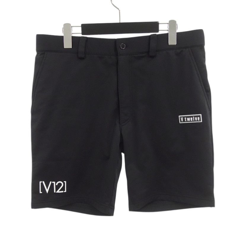 新品未使用 V12 ハーフパンツ サイズ:S ヴィ トゥエルブ/V12 ゴルフ BACK LIB SWEAT SHORTS スウェット