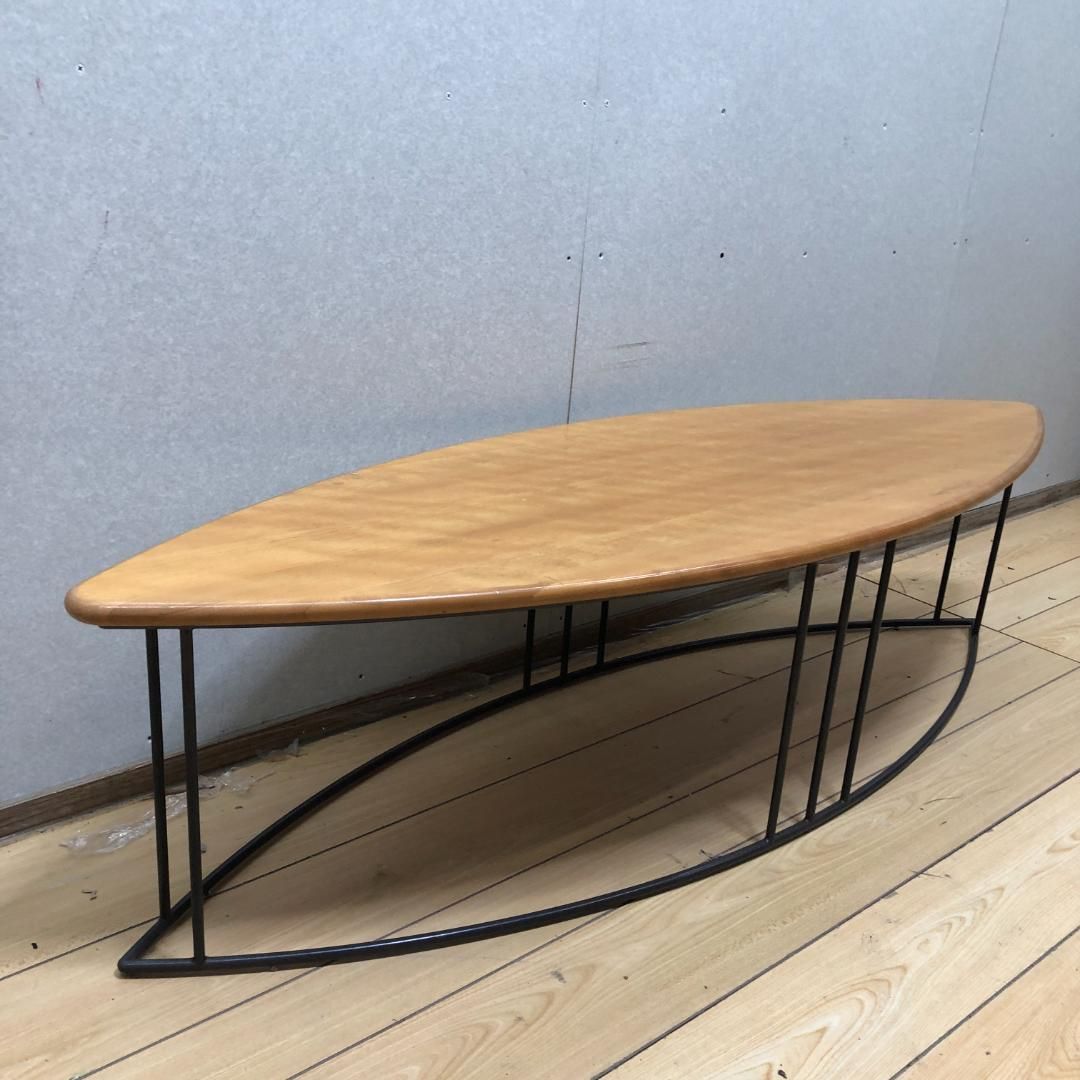 サーフボード型 ローテーブル センターテーブル　88122-7-007 サーフボード型 ローテーブル センターテーブル 88122-7-007 - メルカリ