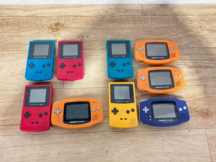 ジャンク品 ゲームボーイカラー ゲームボーイアドバンス 9点