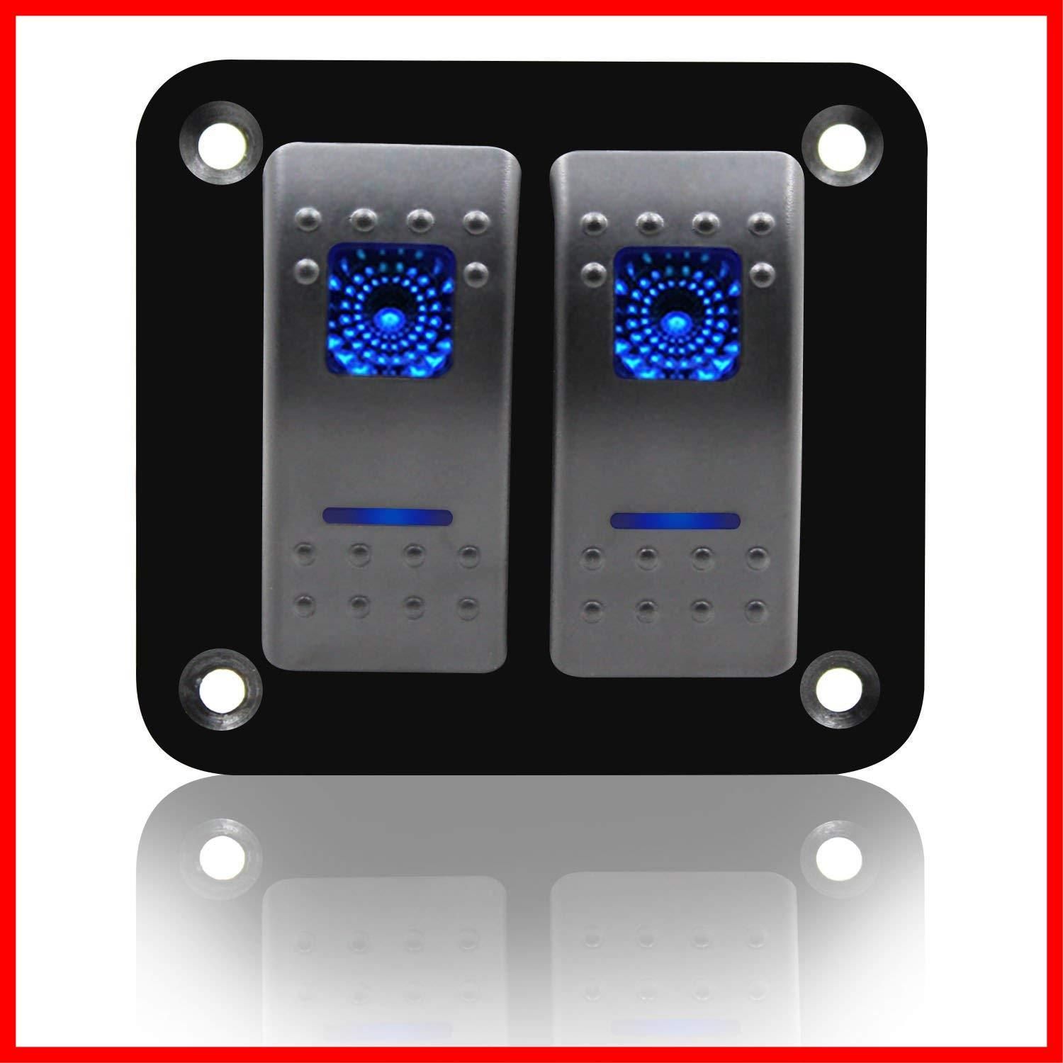セール中】zmayastar 2連 防水 ボートスイッチ スイッチパネル