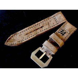 郵送買取 新品5台以上送料無料キャンペーン中！！  40-50' イタリア海軍 灰茶 PRE-Vバックル 74ストラップ復刻 男性用