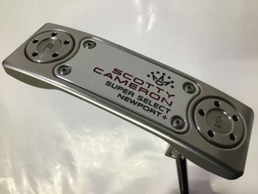 タイトリスト SCOTTY CAMERON SUPER SELECT NEWPORT PLUS 34インチ パター PT スチール フレックスその他 メンズ 男性用 右利き 右用 Cランク ゴルフクラブ