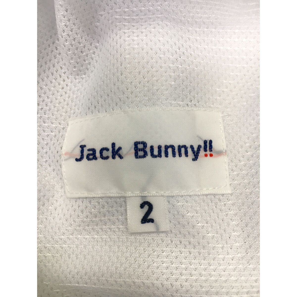 JACK BUNNY!! - coco 未使用品 ジャックバニー Jack Bunny!! レディース パンツ 2(L) 白 ロングパンツ ロゴ入り 未使用品 レディース ジャックバニー Jack Bunny!! パンツ 2(L