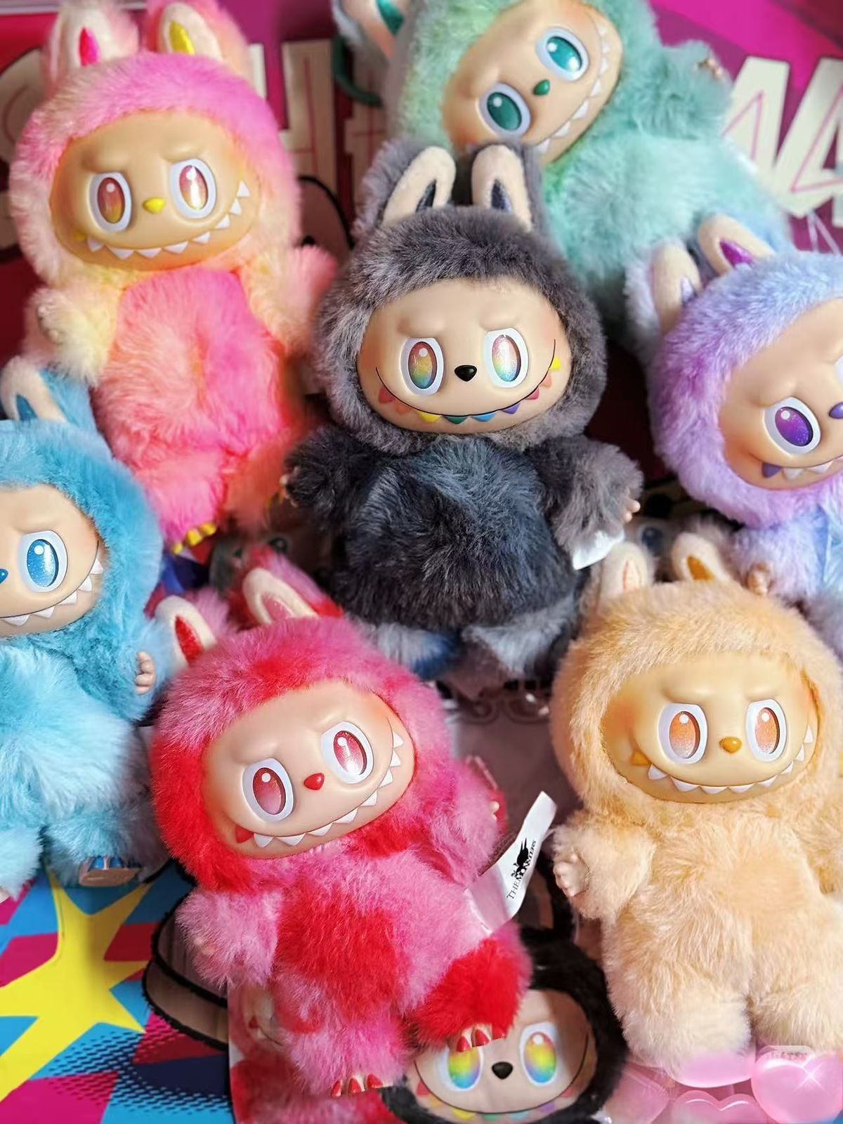 ラブブ第3世代 前方高能シリーズ マカロン ソフビフェイス