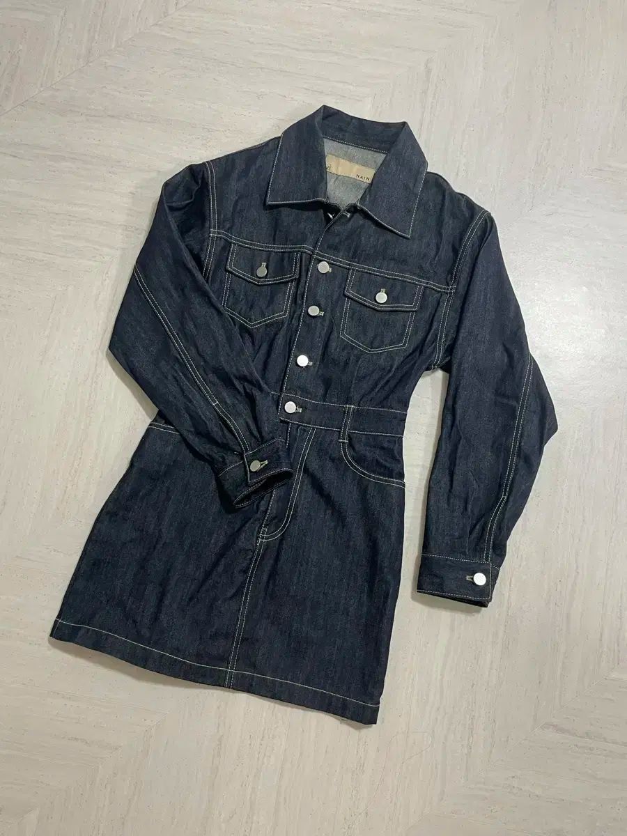 アトリエナイン デニム ONE PIECE セットアップ Sサイズ