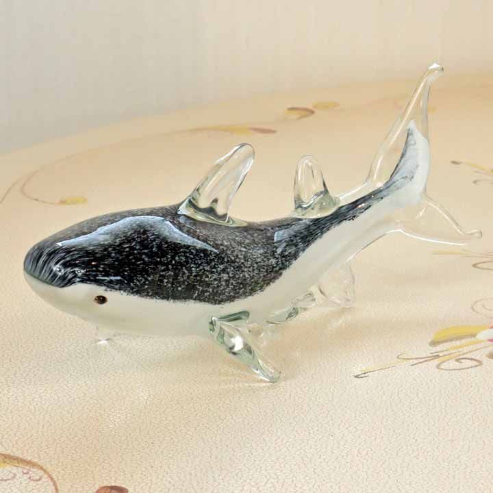 木製 鮫 サメ シャーク 木彫 ミクロネシア？ 置物 オブジェ