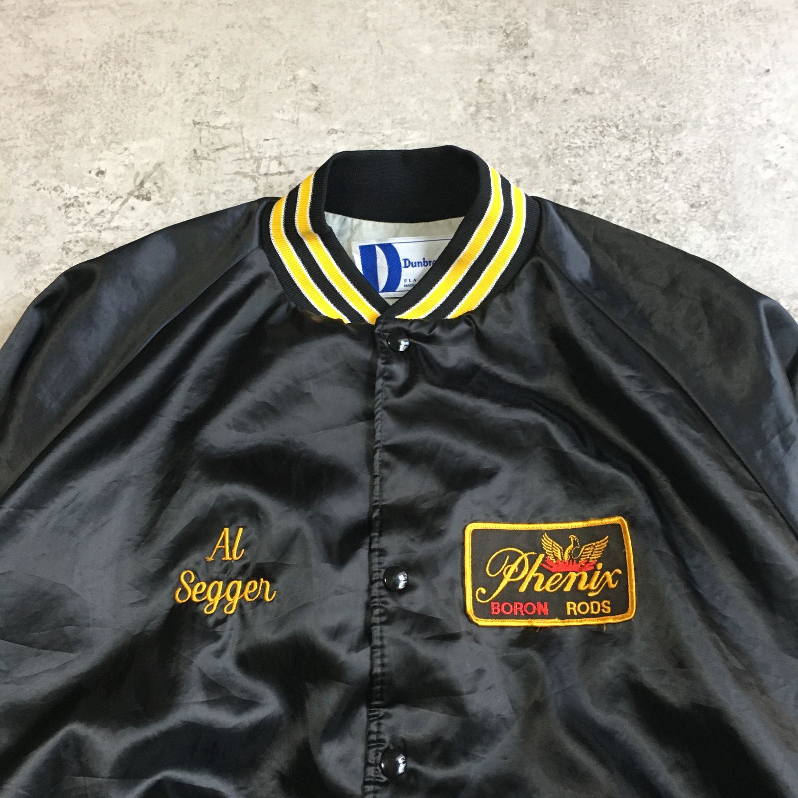 80s USA製 Phenix ” BORON RODS ” Nylon Stadium Jacket 80s USA製 Phenix ” BORON RODS ” Nylon Stadium Jacket