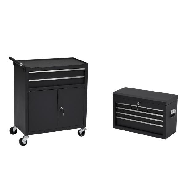 8段引き出し 有孔ボード付き