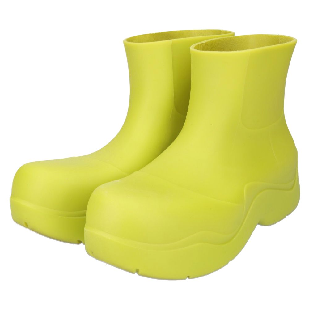 BOTTEGA VENETA ボッテガヴェネタ PUDDLE ANKLE BOOT パドルアンクルブーツ ショートレインブーツ ライムイエロー BOTTEGA VENETA (ボッテガヴェネタ) PUDDLE ANKLE BOOT パドルアンクル