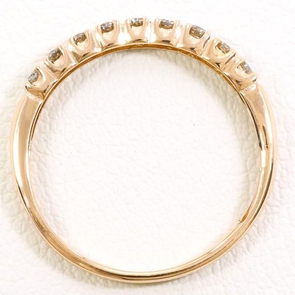 K14YG リング ring 指輪 9号 ダイヤ 0.20 総重量約0.8g