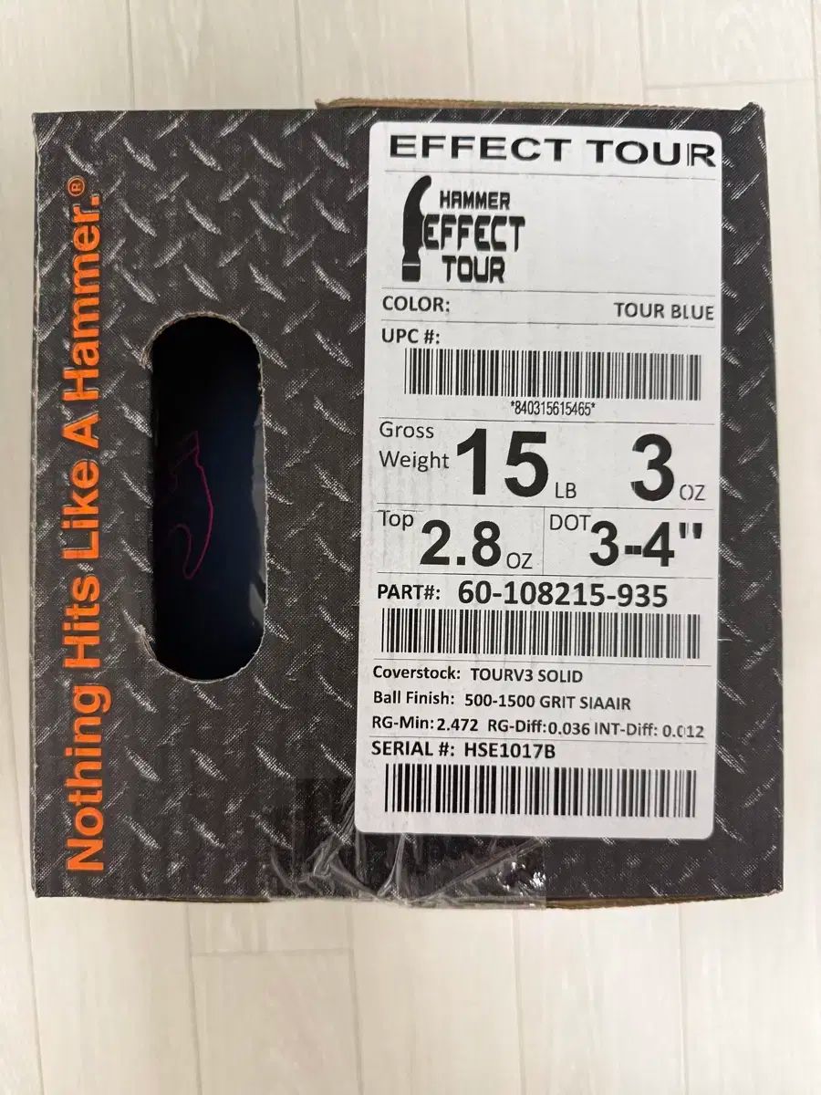 新品15ポンド】メーカー完売ハンマーエフェクトツアー