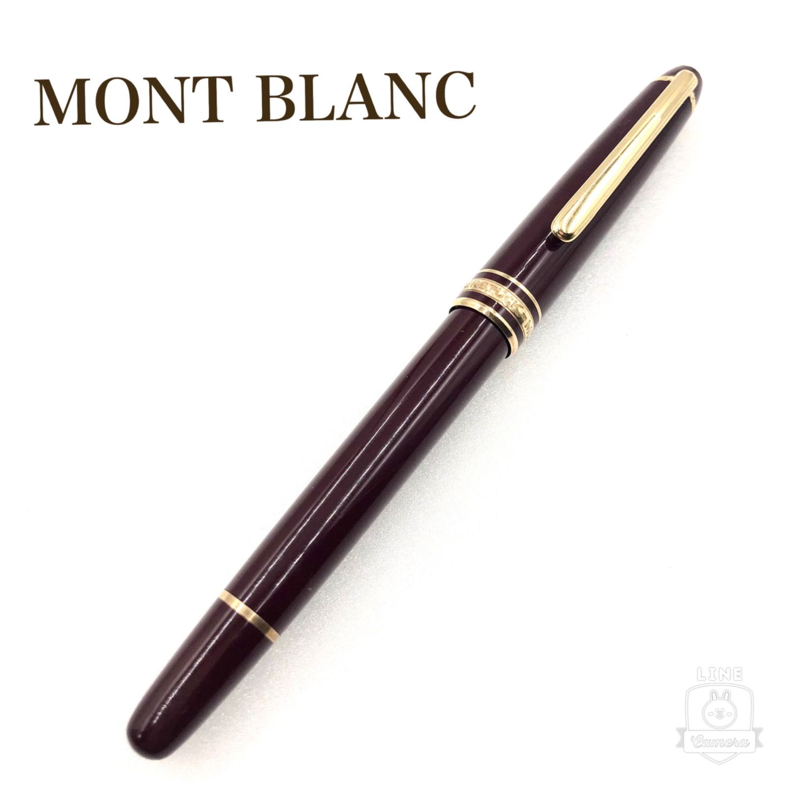 □美品□希少高級品□MONTBLANC モンブラン Meisterstück マイスターシュテュック ボールペン キャップ式 ボルドー×ゴールド  筆記可能(インク:黒色) - メルカリ