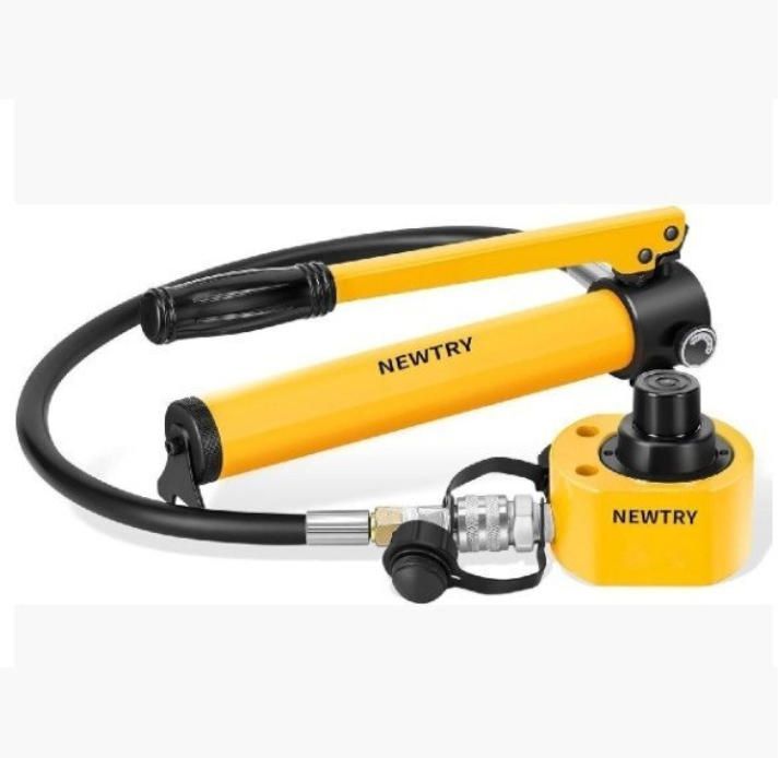 売筋 CGOLDENWALL ポンプ付き　狭いスペースの持ち上げ作業に最適 最大耐荷重5t、10t、20t小型油圧ジャッキ (20トンポンプ) : CGOLDENWALL 350ccハンドポンプ 70Mpa手動式油圧ポンプ