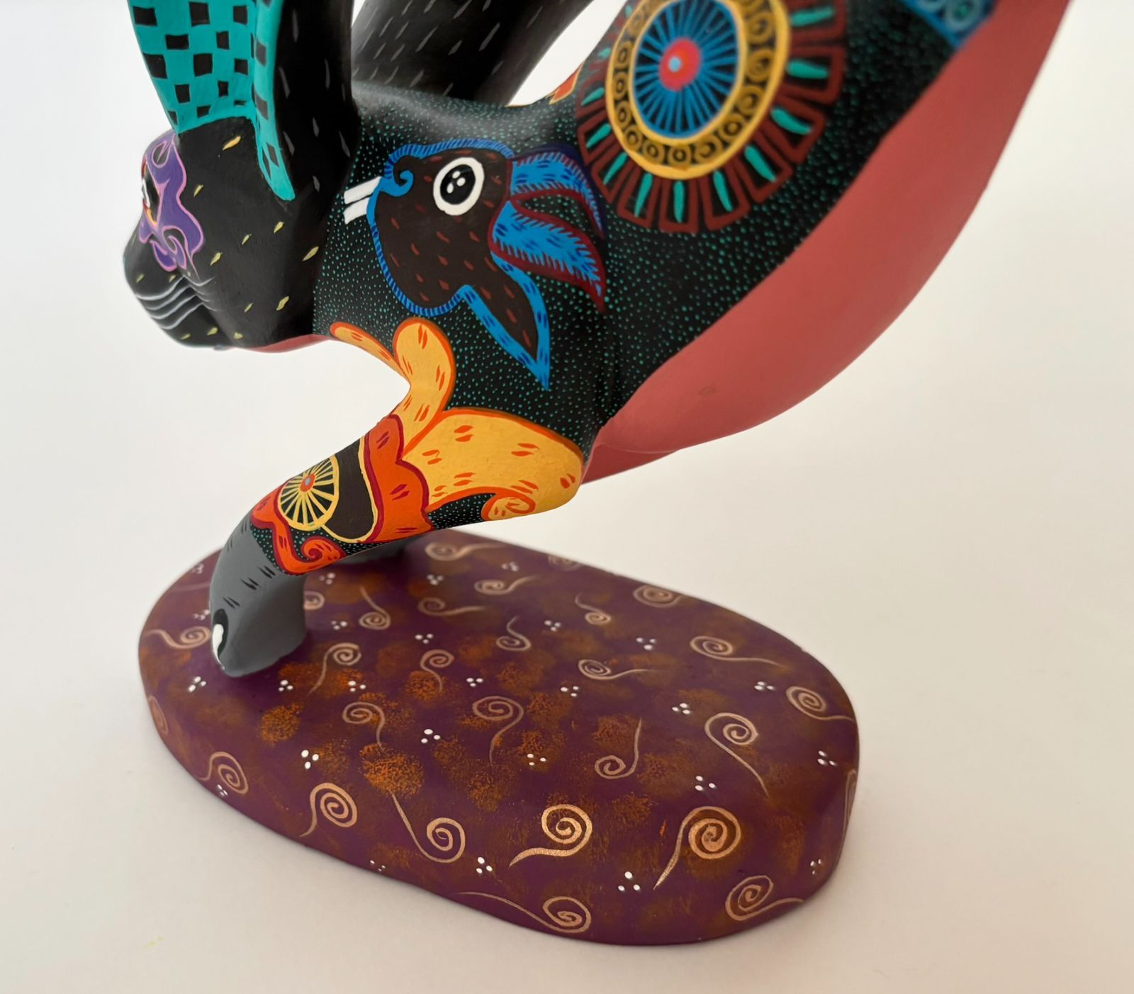 アレブリヘス メキシコ工芸品【サポテックデザインのウサギ】サイズ大
