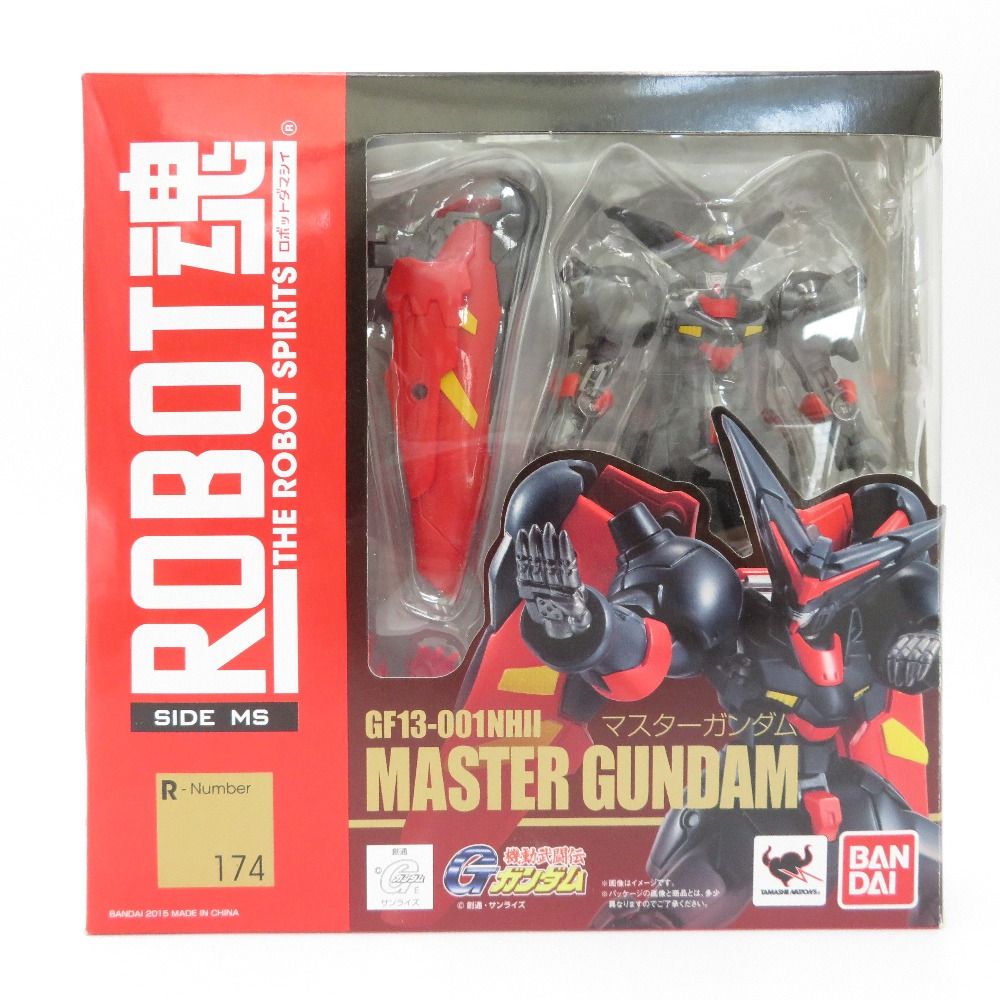 BANDAI - 開封品 ROBOT魂 ＜SIDE MS＞ GF13-001NHII マスターガンダム 「機動武闘伝Gガンダム」 ロボット魂 ロボットダマシイ フィギュア レビュー】 バンダイ ROBOT魂 <SIDE MS> GF13-001NHII マスター