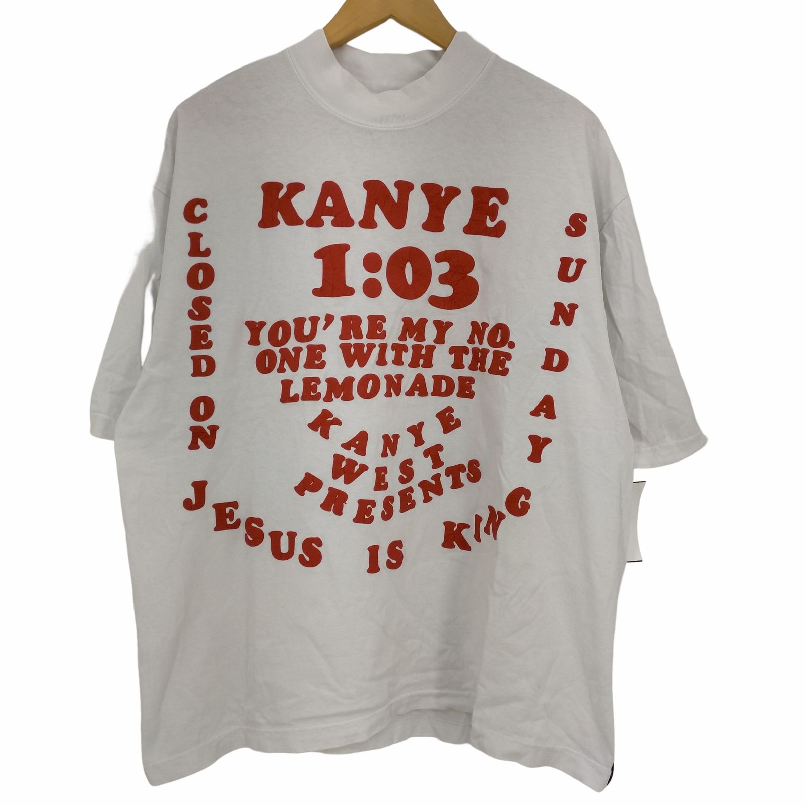 カクタスプラントフリー マーケット Cactus Plant Flea Market M KANYE WEST CPFM FOR JIK TEE  モックネックTシャツ メンズ 表記無