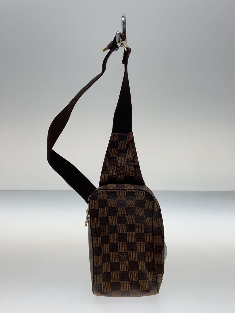 LOUIS VUITTON ジェロニモス_ダミエ・エベヌ_BRW PVC ブラウン N51994 ボディバッグ 鞄 バッグ - メルカリ